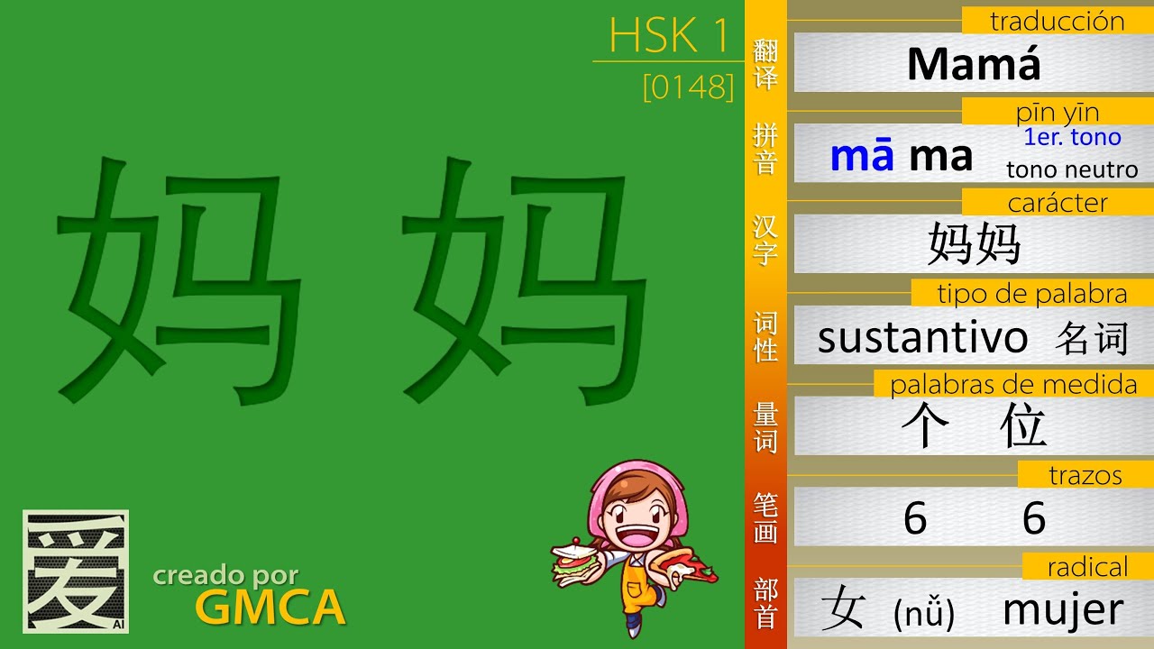 cómo se dice mamá en chino