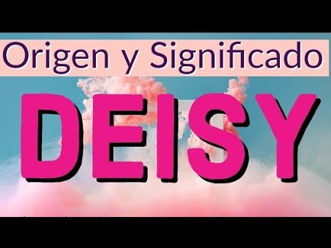 cómo se escribe el nombre daisy