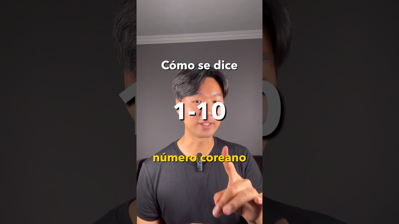 numero en coreano del 1 al 10
