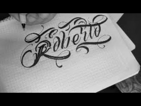 tatuaje con el nombre de roberto