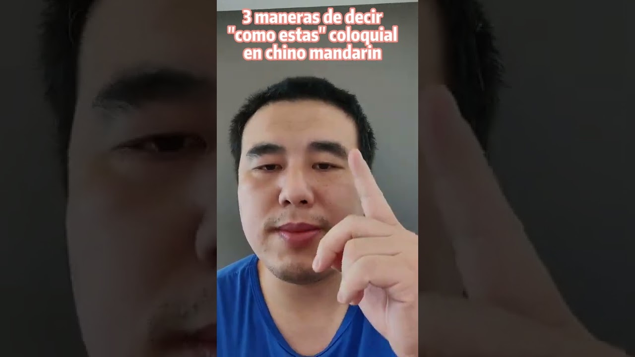 como estas chino