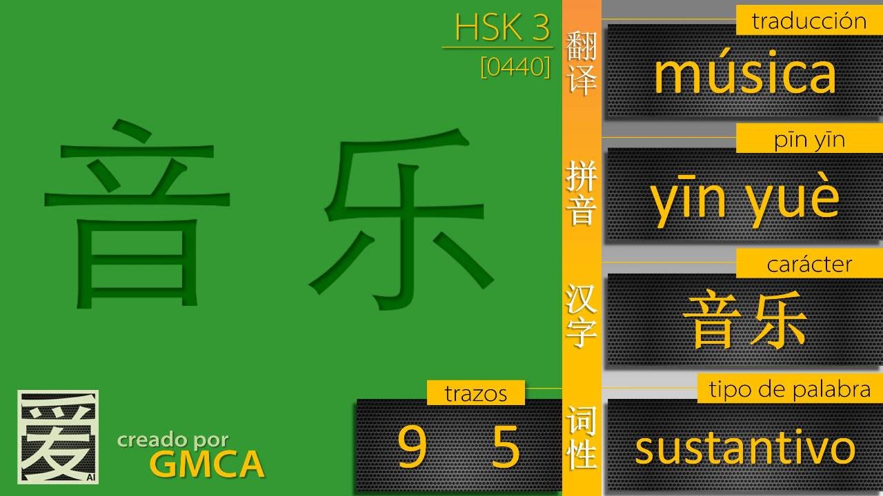 como se dice musica en chino