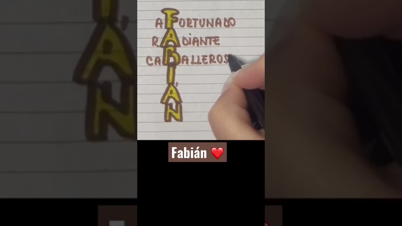 como se escribe fabian en chino