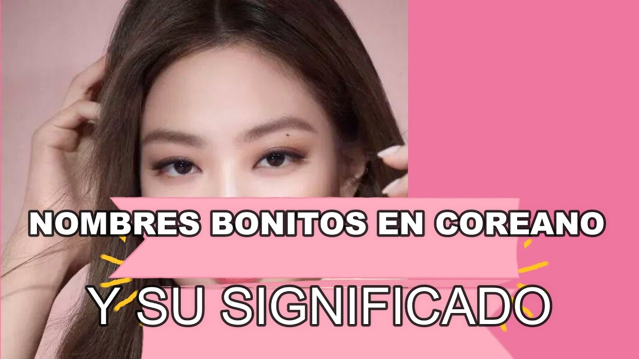 nombres en coreano de mujer